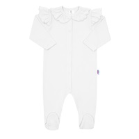 Baby Cotton Jumpsuit New Baby Stripes White, size 68 (4-6m)