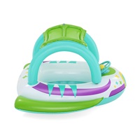 Kids inflatable space boat with canopy Bestway 107x112 cm