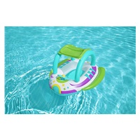 Kids inflatable space boat with canopy Bestway 107x112 cm