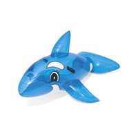 Baby inflatable dolphin in water with handles Bestway blue