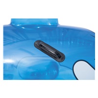 Baby inflatable dolphin in water with handles Bestway blue