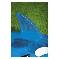 Baby inflatable dolphin in water with handles Bestway blue