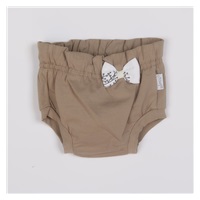 Baby cotton shorts-bloomers Nicol Ella beige, size 0-3 m