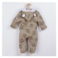 Winter baby jumpsuit Nicol Ella beige, size 68 (4-6m)