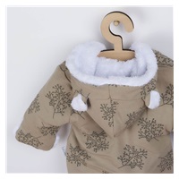 Winter baby jumpsuit Nicol Ella beige, size 68 (4-6m)