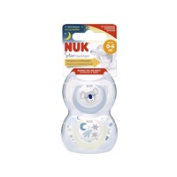 NUK Star Day and Night Soother 0-6 m 2pcs/BOX boy, size 0-6 m