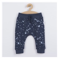 Baby cotton sweatpants Nicol Max dark, size 56 (0-3m)