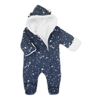 Winter infant jumpsuit Nicol Max dark, size 62 (3-6m)