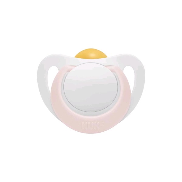 NUK Star Latex Soother 0-6 m pink, size 0-6 m