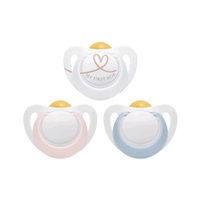 NUK Star Latex Soother 0-6 m blue, size 0-6 m