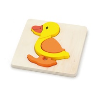 Wooden puzzle for kids Viga Duck