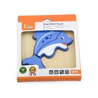 Wooden puzzle for kids Viga Fish