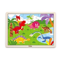 Children's wooden puzzle Viga Dino