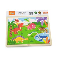 Children‘s wooden puzzle Viga Dino