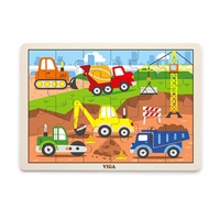 Children's wooden puzzle Viga Building