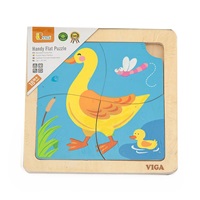 Wooden puzzle for kids Viga 4 pieces Kačenka