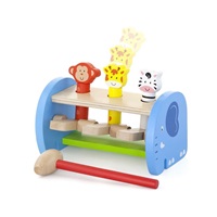 Wooden hammer for little ones Viga with animals