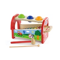 Wooden hammer and xylophone Viga