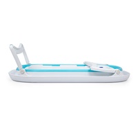 Milly Mally Aqua blue folding baby bath tub with drain