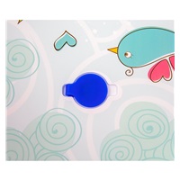 Milly Mally Aqua blue folding baby bath tub with drain