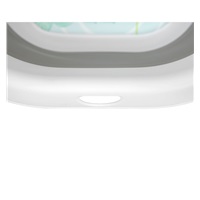 Milly Mally Aqua foldable baby bath tub with spout grey