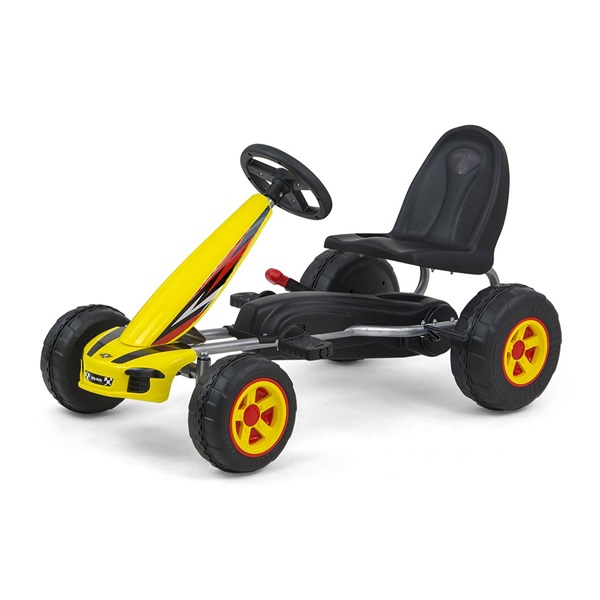 Kids Go-kart Milly Mally Viper yellow