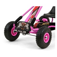 Kids Go-kart Milly Mally Thor pink