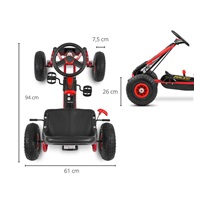 Kids Go-kart Milly Mally Thor red