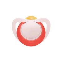 NUK Star Latex Soother 18-36 m red, size 18-36 m