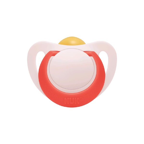 NUK Star Latex Soother 18-36 m red, size 18-36 m