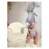 New Baby BrumBrum Old Pink Grey Short Sleeve Cotton Baby Bodysuit, size 80 (9-12m)