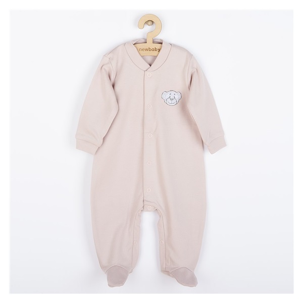 Baby Cotton Jumpsuit New Baby BrumBrum old pink, size 86 (12-18m)