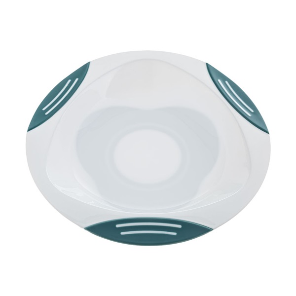 Baby plate with suction cup Akuku green