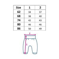 Baby sweatpants and hoodie Koala Nature, size 74 (6-9m)