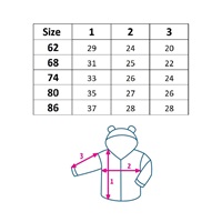 Baby sweatpants and hoodie Koala Nature, size 80 (9-12m)