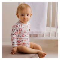 Baby long sleeve body Koala Flowers, size 62 (3-6m)