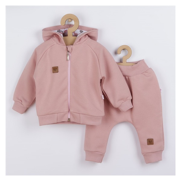 Baby sweatpants and hoodie Koala Flowers, size 68 (4-6m)