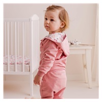 Baby sweatpants and hoodie Koala Flowers, size 68 (4-6m)