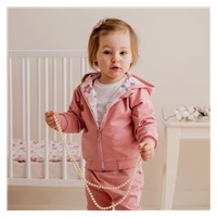 Baby sweatpants and hoodie Koala Flowers, size 86 (12-18m)