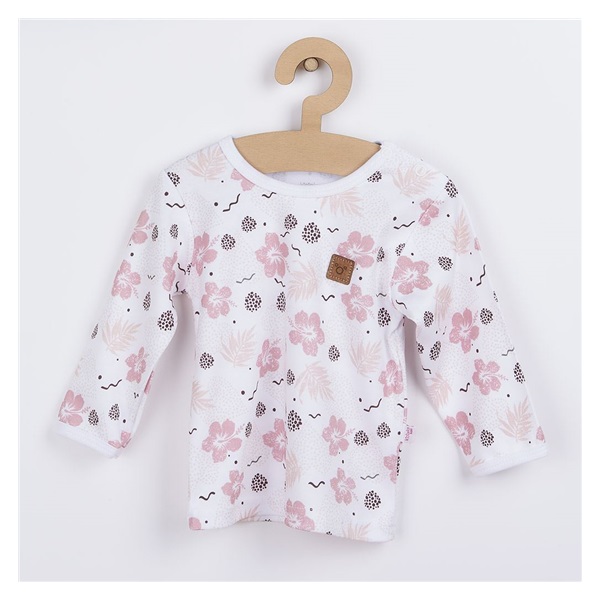 Baby T-shirt with long sleeves Koala Flowers, size 74 (6-9m)