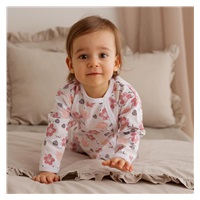 Baby Cotton Jumpsuit Koala Flowers, size 68 (4-6m)
