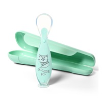 Spoon with suction cup Baby Ono green