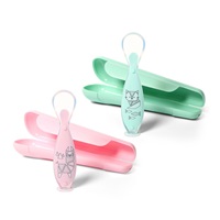 Spoon with suction cup Baby Ono green