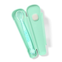 Spoon with suction cup Baby Ono green