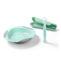 Spoon with suction cup Baby Ono green