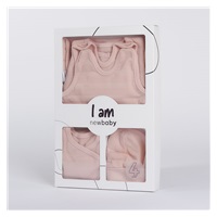 4-Piece Maternity Infant Set New Baby I AM Pink, size 56 (0-3m)