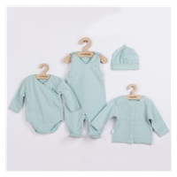 4-Piece Maternity Set New Baby I AM Blue, size 56 (0-3m)