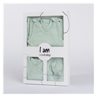 4-Piece Maternity Set New Baby I AM mint, size 56 (0-3m)