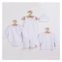 New Baby I AM White 4-Piece Maternity Set, size 56 (0-3m)