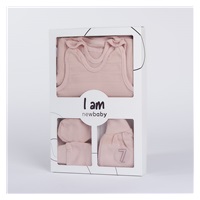 7-Piece Maternity Infant Set New Baby I AM Pink, size 56 (0-3m)